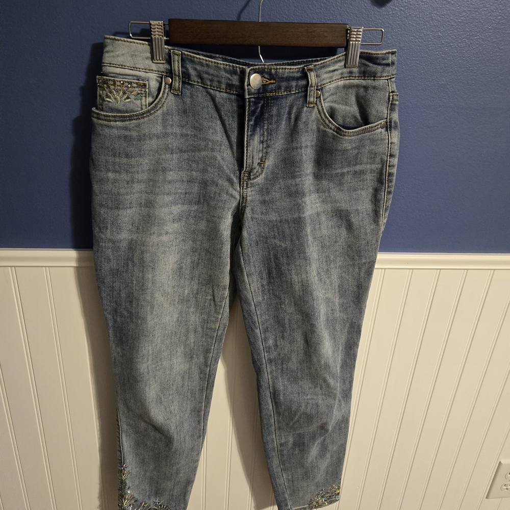 Christopher & Banks Light Blue Ankle Jeans